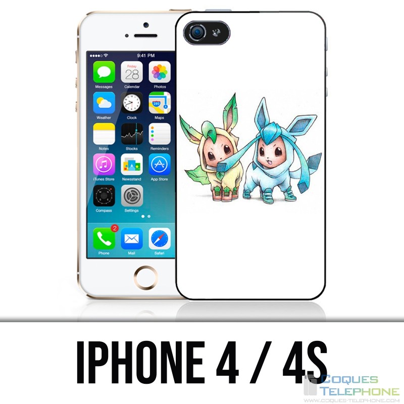 Custodia per iPhone 4 / 4S - Pokémon bambino Phyllali