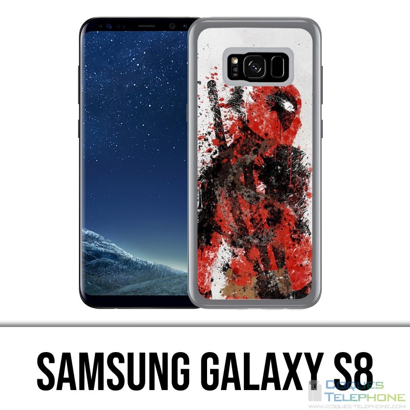 Samsung Galaxy S8 Case - Deadpool Paintart