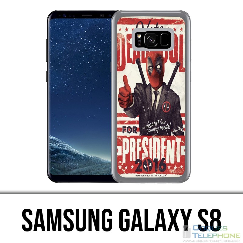 Coque Samsung Galaxy S8 - Deadpool Président