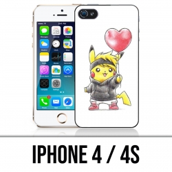 Coque iPhone 4 / 4S - Pokémon bébé Pikachu