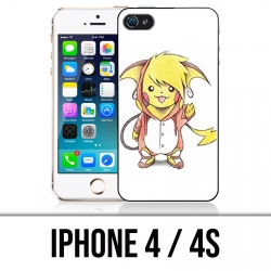 Coque iPhone 4 / 4S - Pokémon bébé Raichu