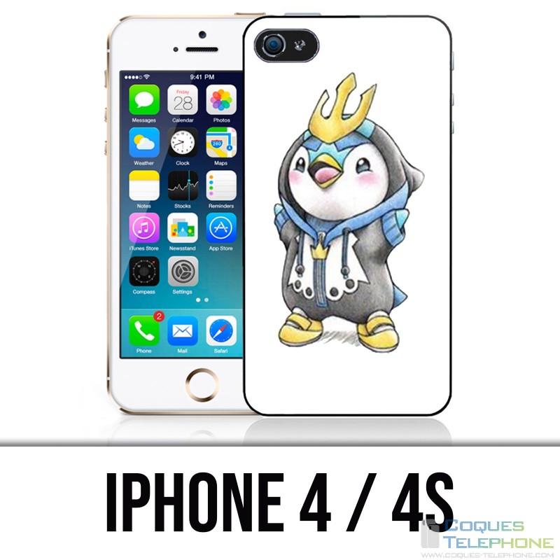 Coque iPhone 4 / 4S - Pokémon bébé Tiplouf
