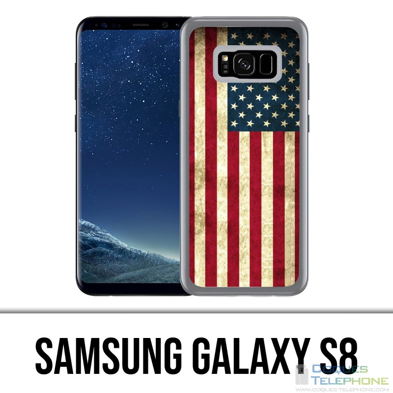 Coque Samsung Galaxy S8 - Drapeau Usa