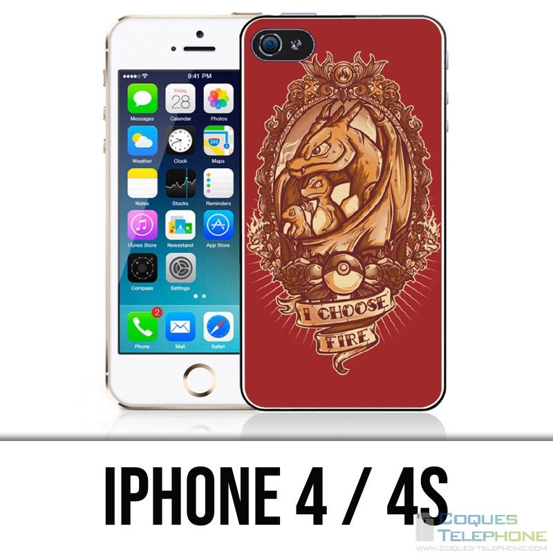 Custodia per iPhone 4 / 4S: Pokémon Fire