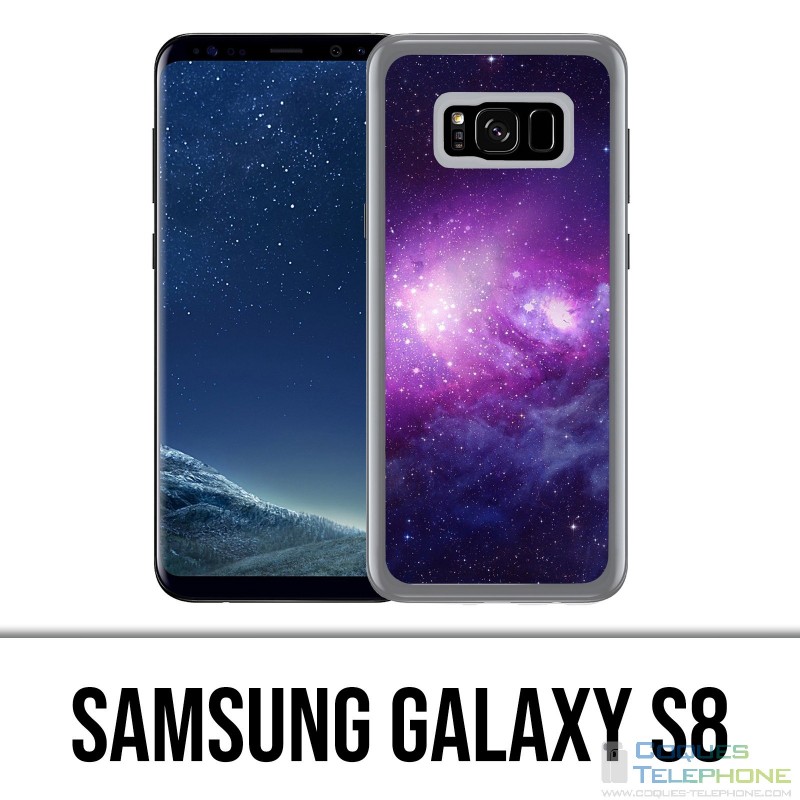 Samsung Galaxy S8 case - Purple galaxy