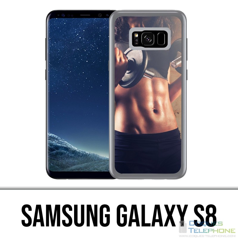 Carcasa Samsung Galaxy S8 - Chica Culturismo