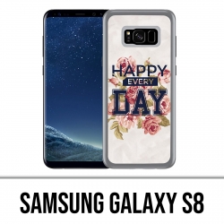 Coque Samsung Galaxy S8 - Happy Every Days Roses