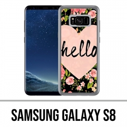 Coque Samsung Galaxy S8 - Hello Coeur Rose