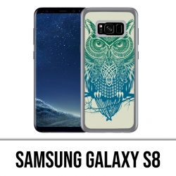 Coque Samsung Galaxy S8 - Hibou Abstrait