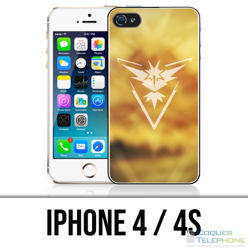Funda iPhone 4 / 4S - Pokémon Go Team Yellow