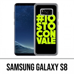 Custodia Samsung Galaxy S8 - motogp Io Sto Con Vale Valentino Rossi