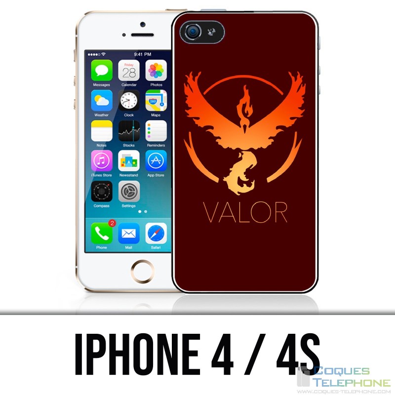 IPhone 4 / 4S Fall - Pokemon gehen Team-roter Schmutz