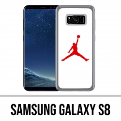 Samsung Galaxy S8 Case - Jordan Basketball Logo White