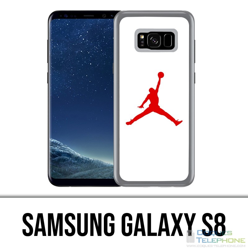 Funda Samsung Galaxy S8 - Jordan Basketball Logo White