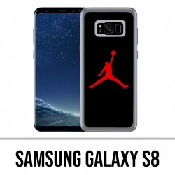Coque Samsung Galaxy S8 - Jordan Basketball Logo Noir