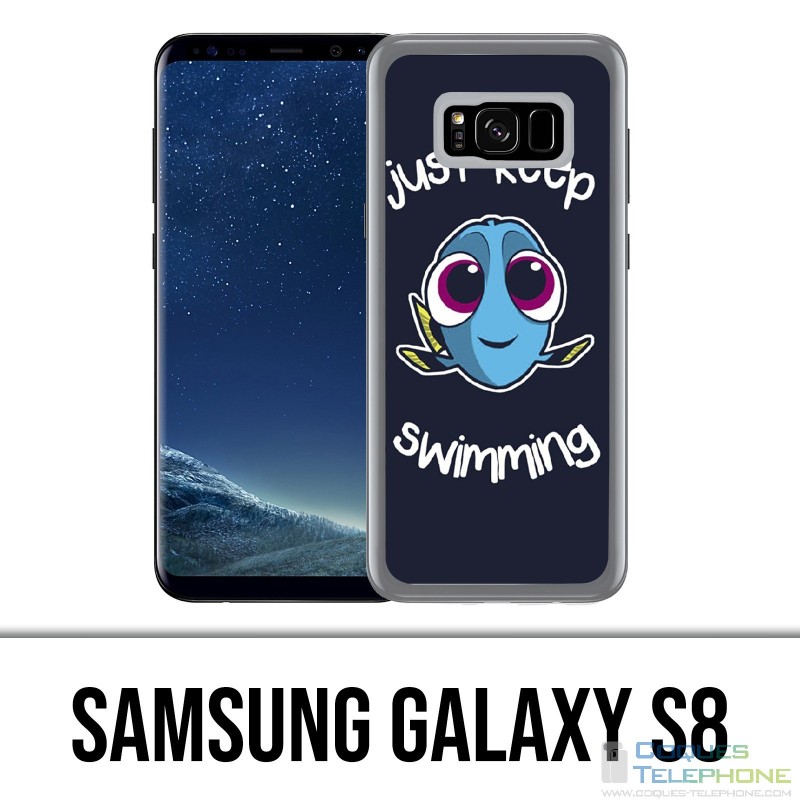 Samsung Galaxy S8 Hülle - Schwimmen Sie einfach weiter