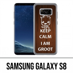 Carcasa Samsung Galaxy S8 - Mantenga la calma Groot