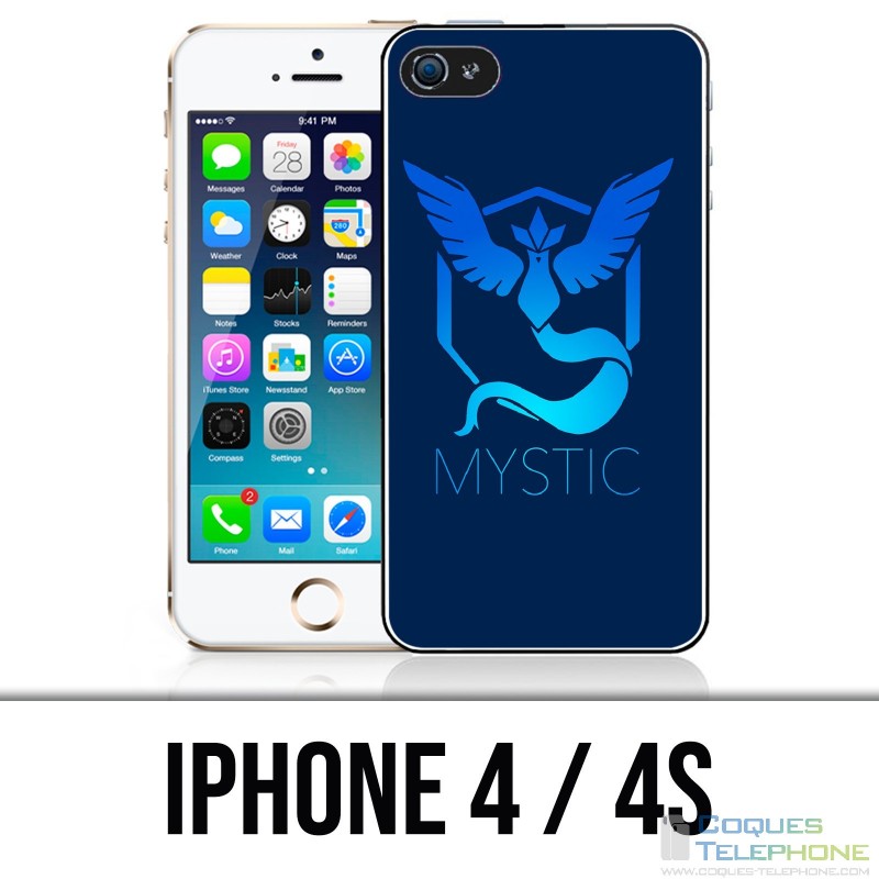 IPhone 4 / 4S Hülle - Pokémon Go Tema Bleue