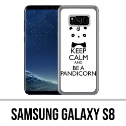 Carcasa Samsung Galaxy S8 - Keep Calm Pandicorn Unicorn Panda