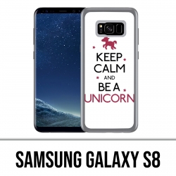 Custodia Samsung Galaxy S8 - Keep Calm Unicorn Unicorn