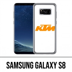 Carcasa Samsung Galaxy S8 - Ktm Logo Fondo blanco