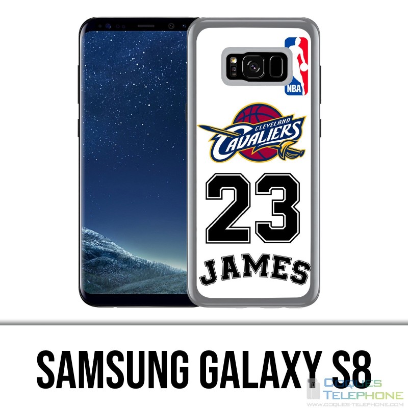 Coque Samsung Galaxy S8 - Lebron James Blanc