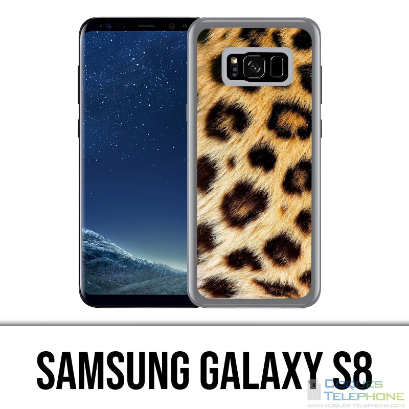 Samsung Galaxy S8 Hülle - Leopard