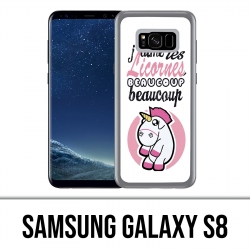 Coque Samsung Galaxy S8 - Licornes