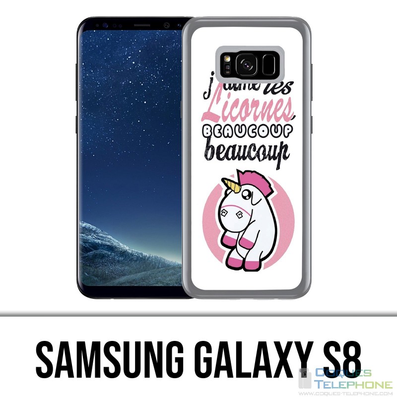 Samsung Galaxy S8 Hülle - Einhörner