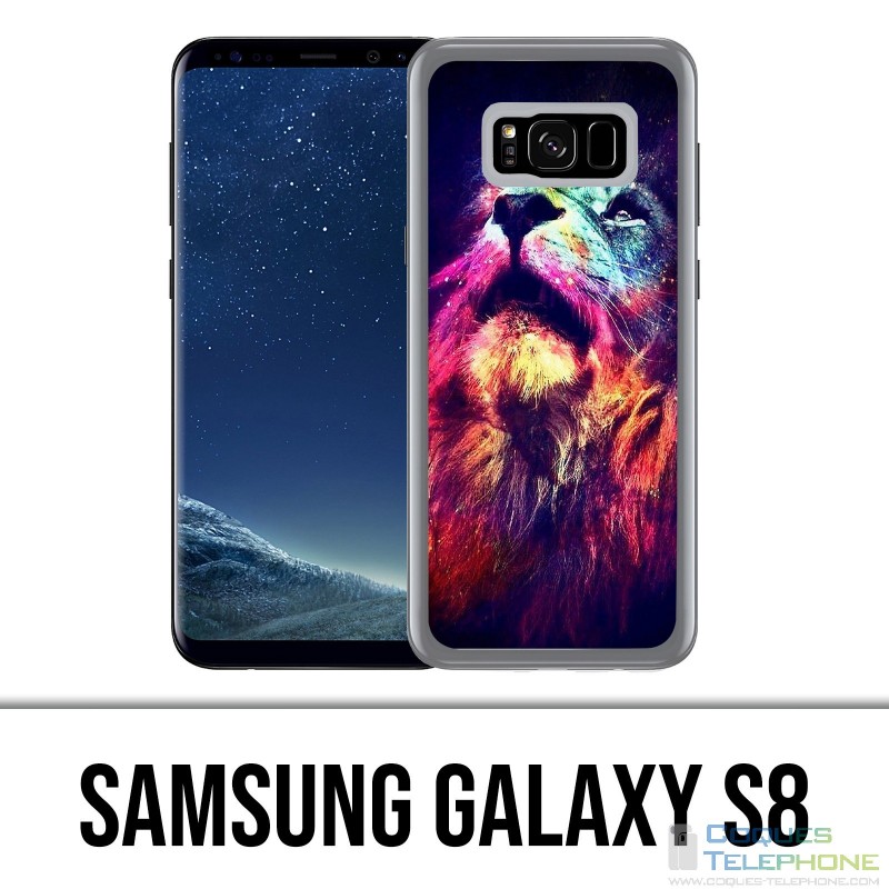 Samsung Galaxy S8 case - Lion Galaxie