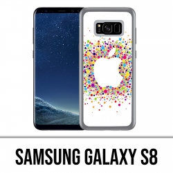 Custodia Samsung Galaxy S8 - Logo Apple multicolore
