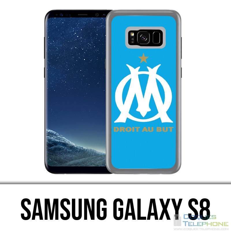 Samsung Galaxy S8 case - Om Marseille Blue Logo