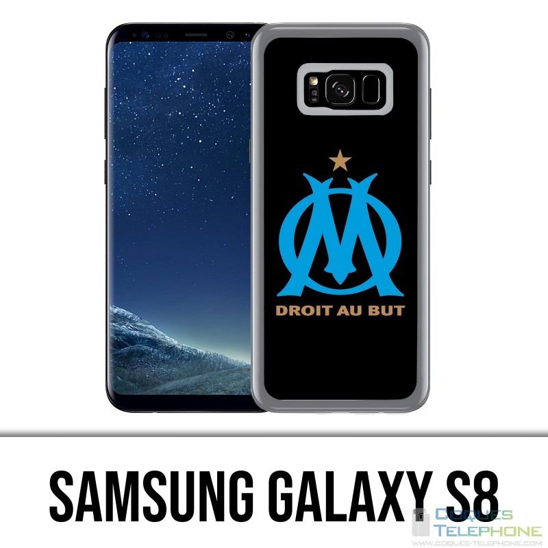 Samsung Galaxy S8 case - Om Marseille Black Logo
