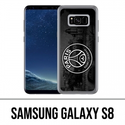 Coque Samsung Galaxy S8 - Logo Psg Fond Black