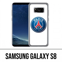 Coque Samsung Galaxy S8 - Logo Psg Fond Blanc