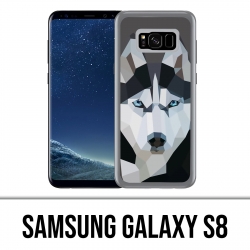Coque Samsung Galaxy S8 - Loup Husky Origami