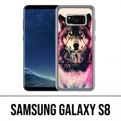 Samsung Galaxy S8 Case - Triangle Wolf
