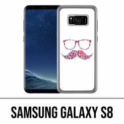 Carcasa Samsung Galaxy S8 - Gafas de sol con bigote