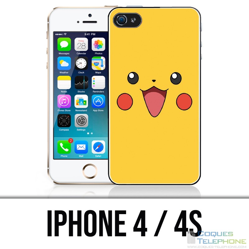 Coque iPhone 4 / 4S - Pokémon Pikachu Id Card