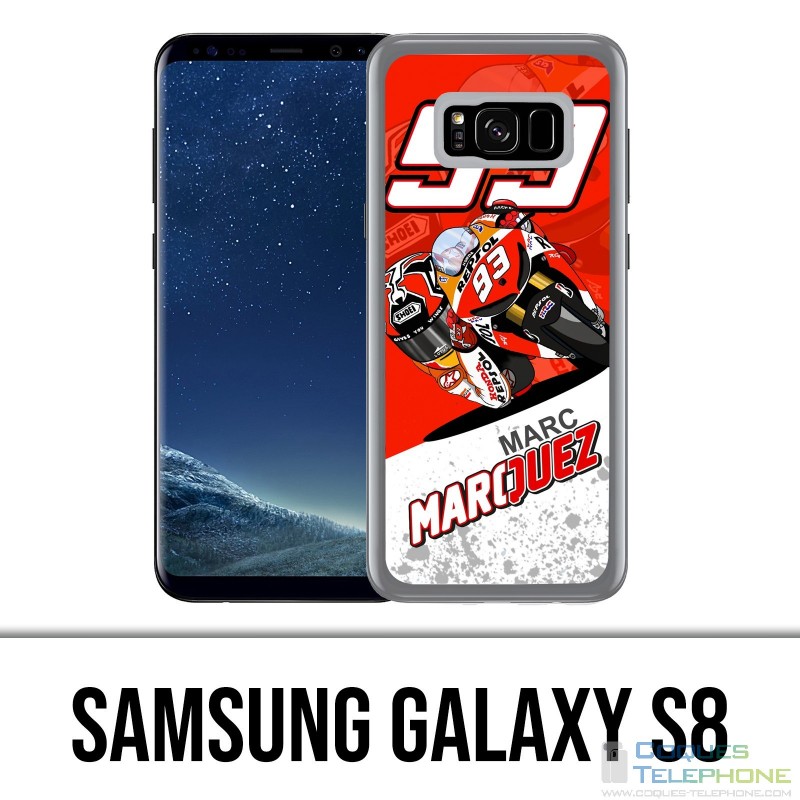 Coque Samsung Galaxy S8 - Marquez Cartoon