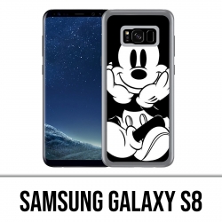 Samsung Galaxy S8 Hülle - Mickey Black And White