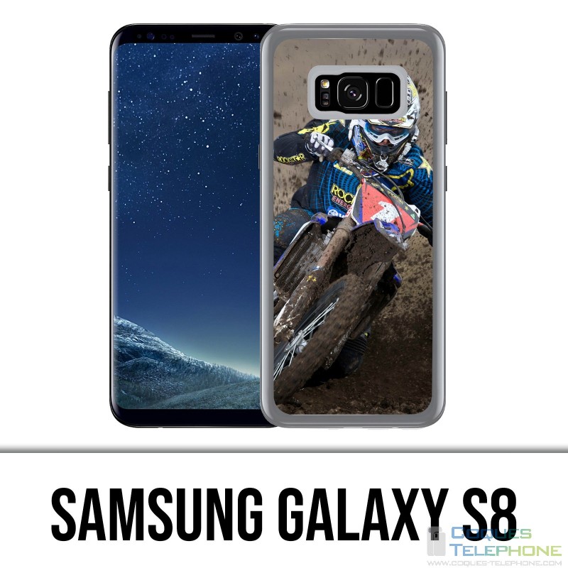 Samsung Galaxy S8 Hülle - Motocross Mud