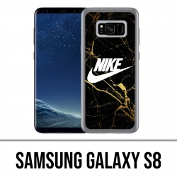Samsung Galaxy S8 Case - Nike Logo Gold Marble