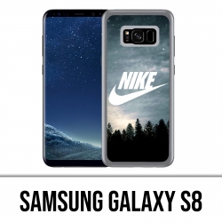 Samsung Galaxy S8 Hülle - Nike Logo Wood