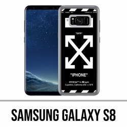 Samsung Galaxy S8 Case - Off White Black