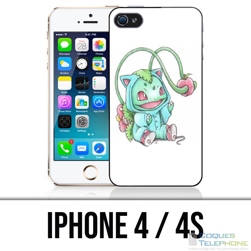 Custodia per iPhone 4 / 4S - Pokémon Bulbizarre