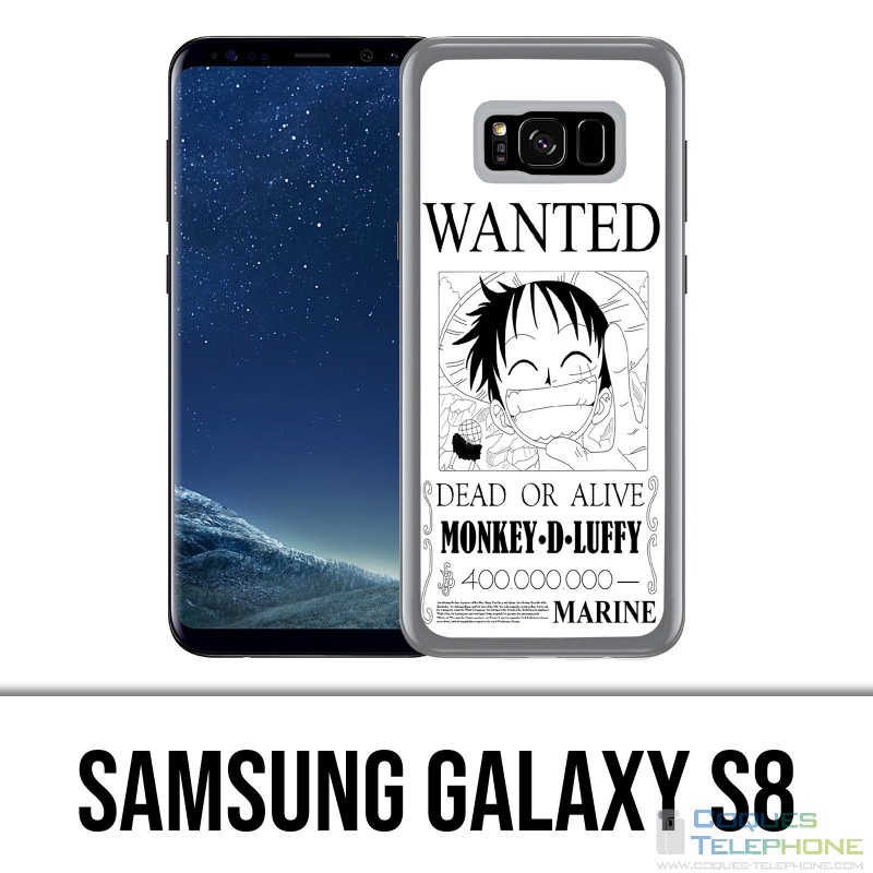 Samsung Galaxy S8 Case - One Piece Wanted Luffy