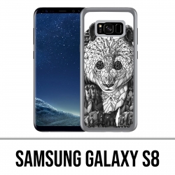 Samsung Galaxy S8 Hülle - Panda Azteque