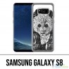 Coque Samsung Galaxy S8 - Panda Azteque