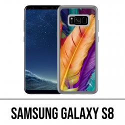 Samsung Galaxy S8 Hülle - Federn